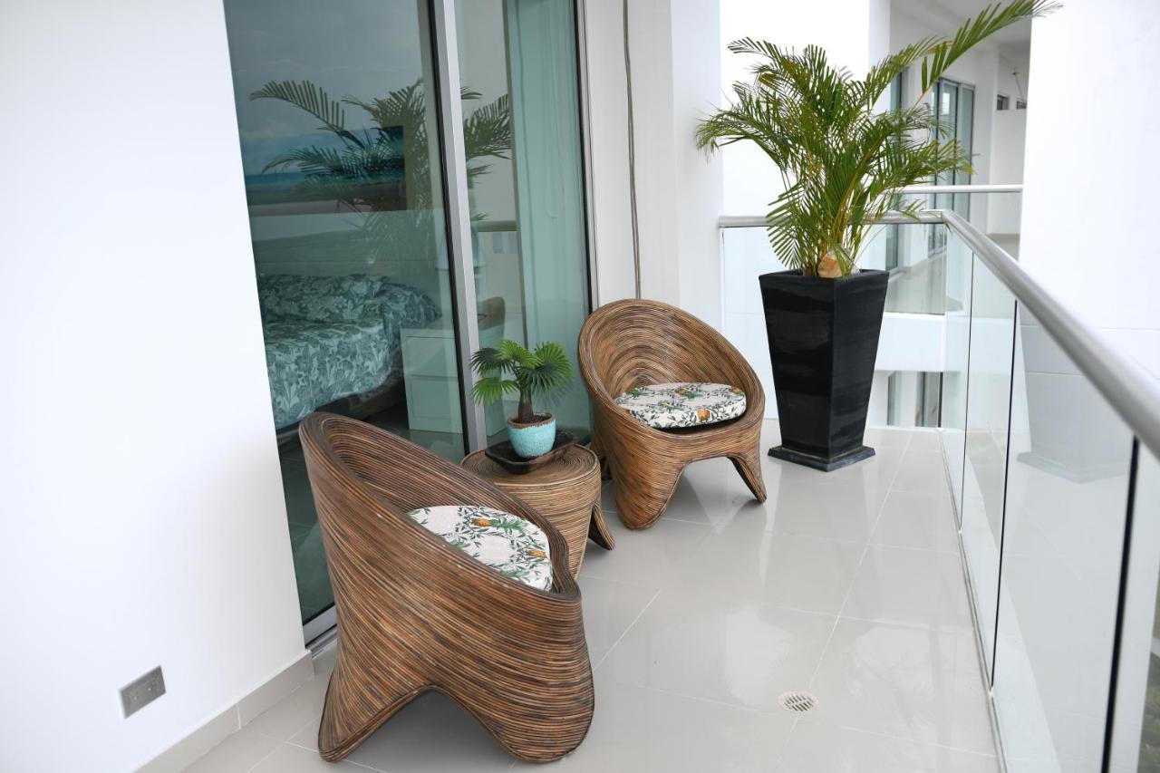 Hermoso Apartamento Con Todas Las Comodidades Acceso Directo A La Playa Morros Epic Sector La Boquilla Cumple Protocolos De Bioseguridad Cartagena  Exterior foto