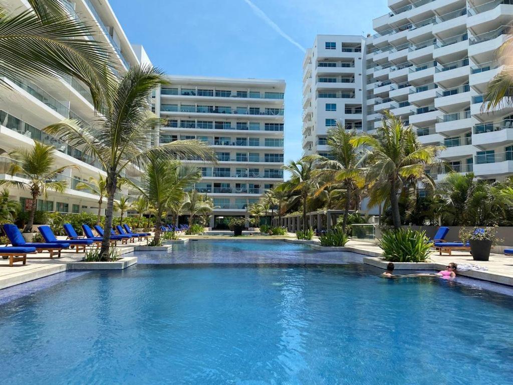 Hermoso Apartamento Con Todas Las Comodidades Acceso Directo A La Playa Morros Epic Sector La Boquilla Cumple Protocolos De Bioseguridad Cartagena  Exterior foto
