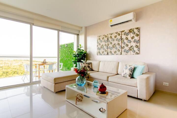Hermoso Apartamento Con Todas Las Comodidades Acceso Directo A La Playa Morros Epic Sector La Boquilla Cumple Protocolos De Bioseguridad Cartagena  Exterior foto