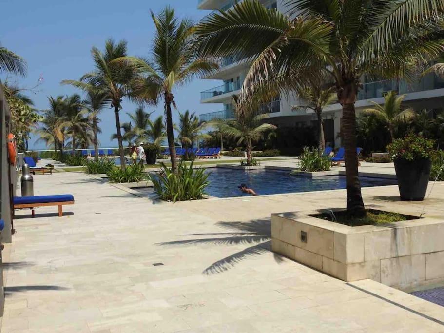 Hermoso Apartamento Con Todas Las Comodidades Acceso Directo A La Playa Morros Epic Sector La Boquilla Cumple Protocolos De Bioseguridad Cartagena  Exterior foto