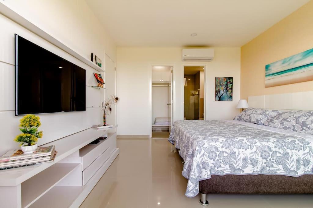 Hermoso Apartamento Con Todas Las Comodidades Acceso Directo A La Playa Morros Epic Sector La Boquilla Cumple Protocolos De Bioseguridad Cartagena  Exterior foto