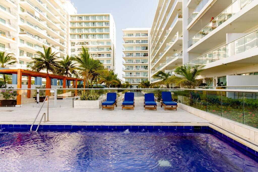 Hermoso Apartamento Con Todas Las Comodidades Acceso Directo A La Playa Morros Epic Sector La Boquilla Cumple Protocolos De Bioseguridad Cartagena  Exterior foto