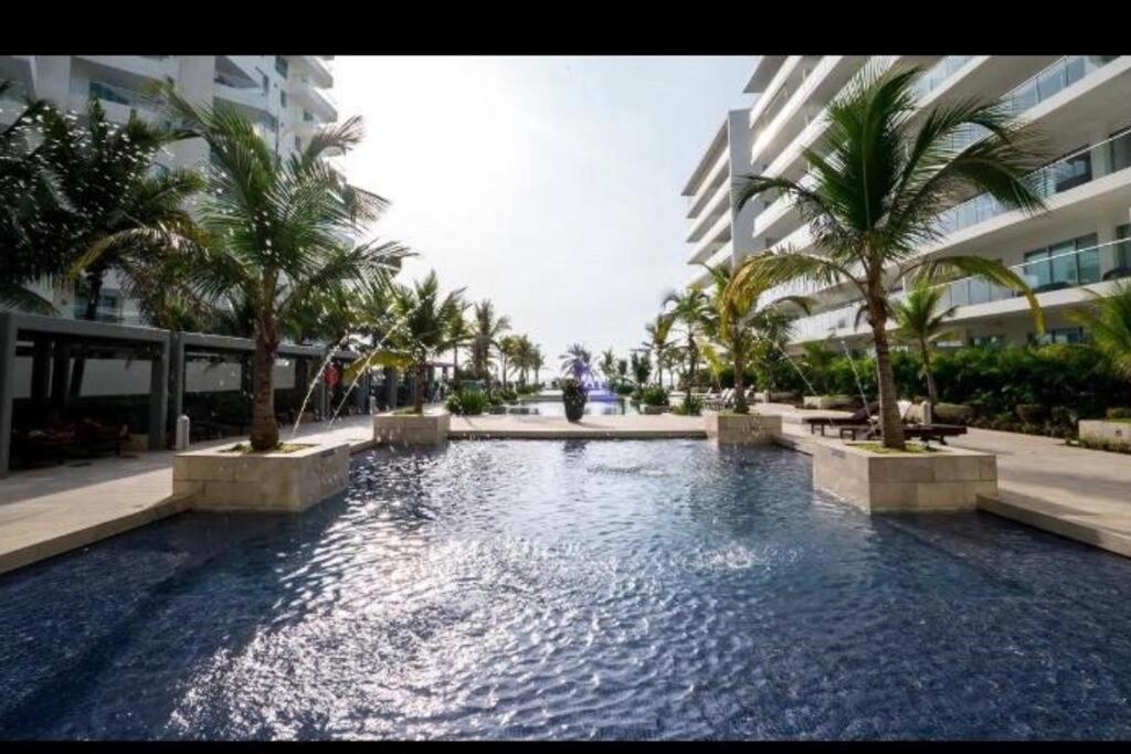 Hermoso Apartamento Con Todas Las Comodidades Acceso Directo A La Playa Morros Epic Sector La Boquilla Cumple Protocolos De Bioseguridad Cartagena  Exterior foto
