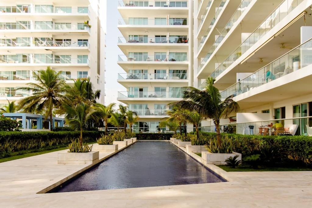 Hermoso Apartamento Con Todas Las Comodidades Acceso Directo A La Playa Morros Epic Sector La Boquilla Cumple Protocolos De Bioseguridad Cartagena  Exterior foto