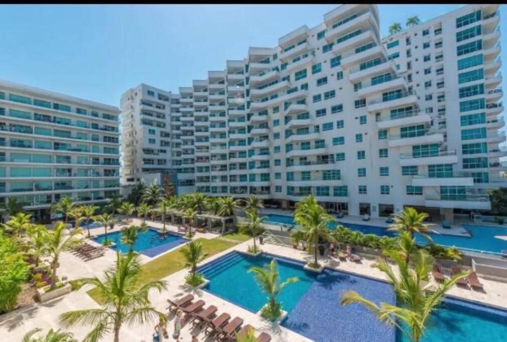 Hermoso Apartamento Con Todas Las Comodidades Acceso Directo A La Playa Morros Epic Sector La Boquilla Cumple Protocolos De Bioseguridad Cartagena  Exterior foto